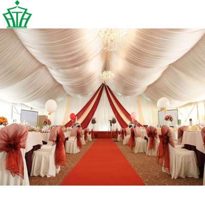 aluminium frame 10x10m tent with inner lining decoration