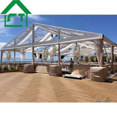 500 People Luxury Transparent Wedding Tent Clear span roof top tent for sale