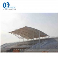 Blow-molded stadium tent bleacher seats membrane structure