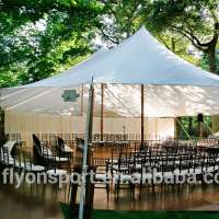 Pole wedding tent