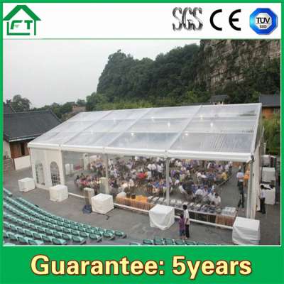 Cover color optional large 20m used clear span outdoor tents in Guangzhou event tent