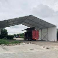 A shape 20x15m tent for warehouse storage