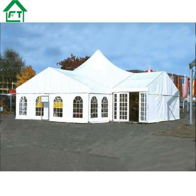 Luxury Aluminum Canvas PVC Fabric Church Tent With Lining Curtain